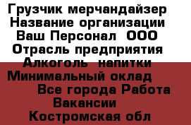 Грузчик-мерчандайзер › Название организации ­ Ваш Персонал, ООО › Отрасль предприятия ­ Алкоголь, напитки › Минимальный оклад ­ 17 000 - Все города Работа » Вакансии   . Костромская обл.